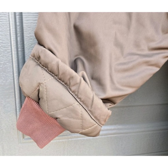 Vtg Sears Work Leisure Hooded Insulated Coveralls Snowsuit Mens 46-48 Brown - Picture 10 of 11